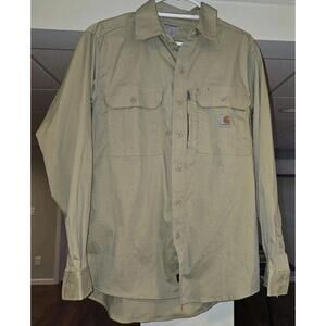 Carhartt LS-RG Long Sleeve Vented Workshirt 396-62 Medium